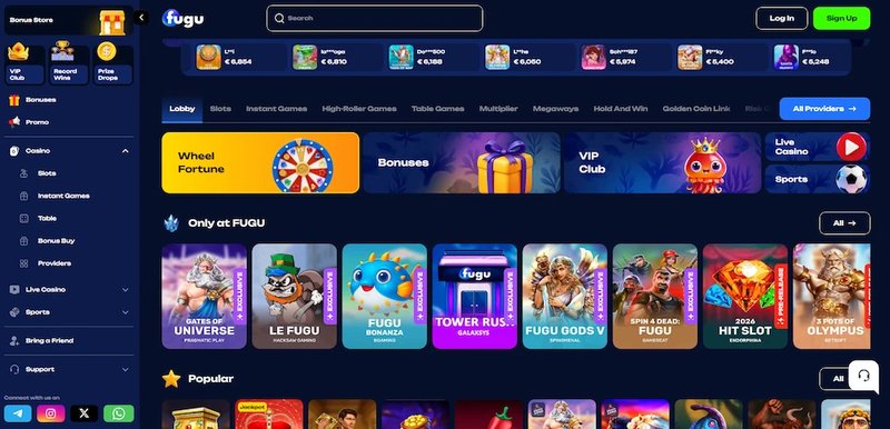 Fugu Casino Online: Deutschlands Top-Spielothek für Glücksspiele und Unterhaltung